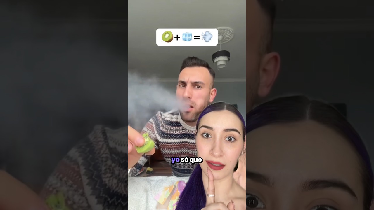 V&iacute; este v&iacute;deo y mi cabeza dijo HAZLO!!🥝🧊y esto fue lo que pas&oacute;🤯