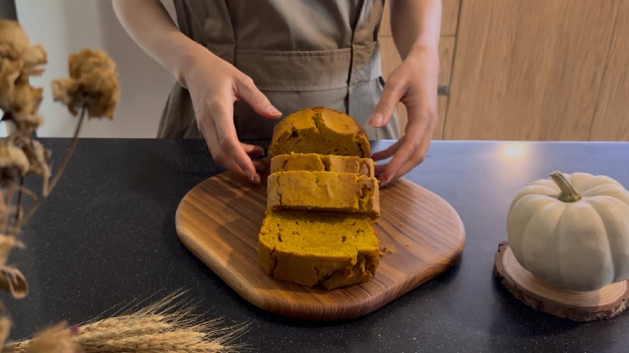 Dairy free pumpkin bread with fresh pumpkin 🎃 no butter | easy recipes