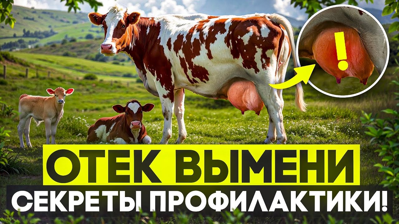 Отек вымени: секреты профилактики!