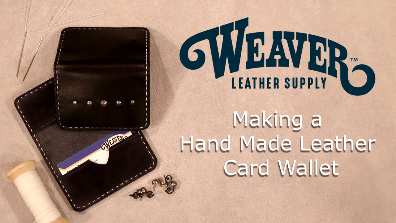 Making a Leather Card Wallet