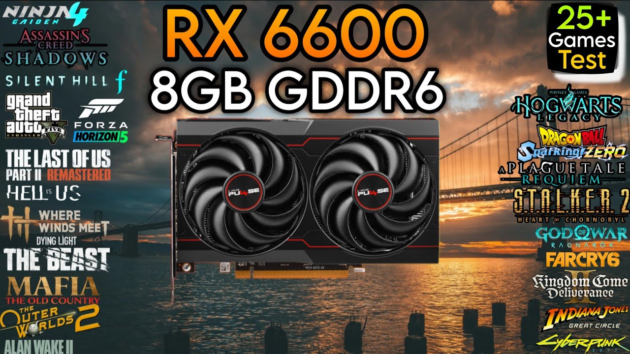 RX 6600 In 2026 - Test In 25+ Games - Best Budget Gpu !