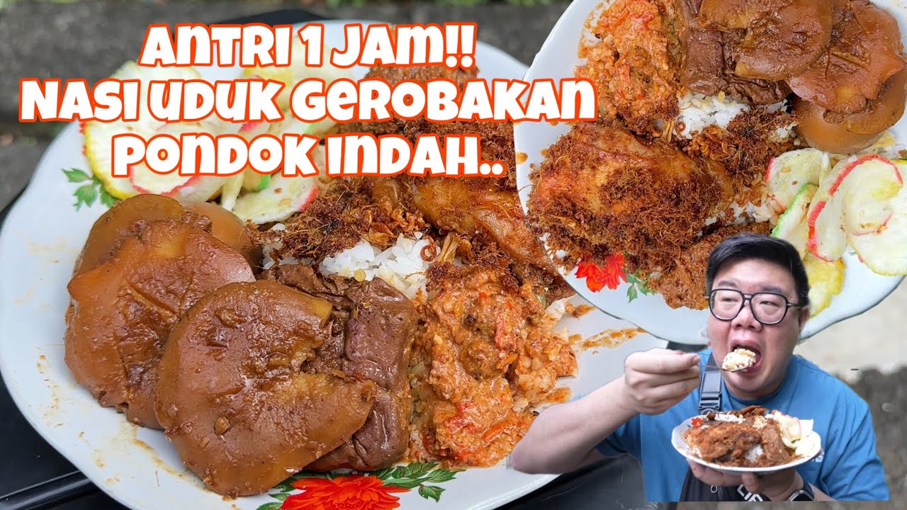 BUKA 2 JAM LANGSUNG HABIS.. NASI UDUK GEROBAKAN VIRAL DI PONDOKK INDAH!!