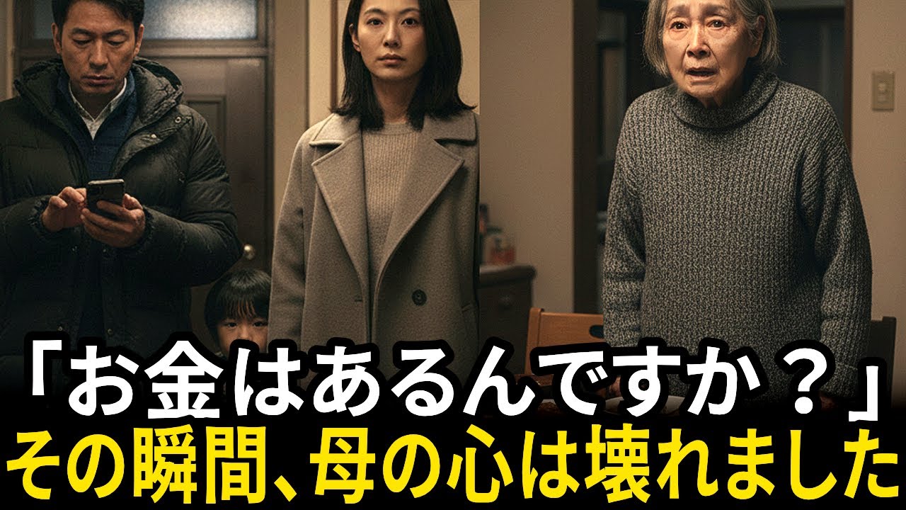 「母さん、お金はあるの？」その一言で、母の人生は静かに終わり、そして“新しい人生”が始まりました。｜#奇跡の人生ドラマ｜オーディオブック｜