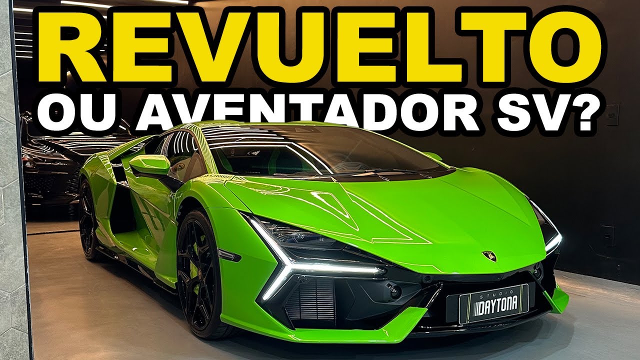 Lamborghini AVENTADOR SV ou REVUELTO? QUAL É MELHOR?!?