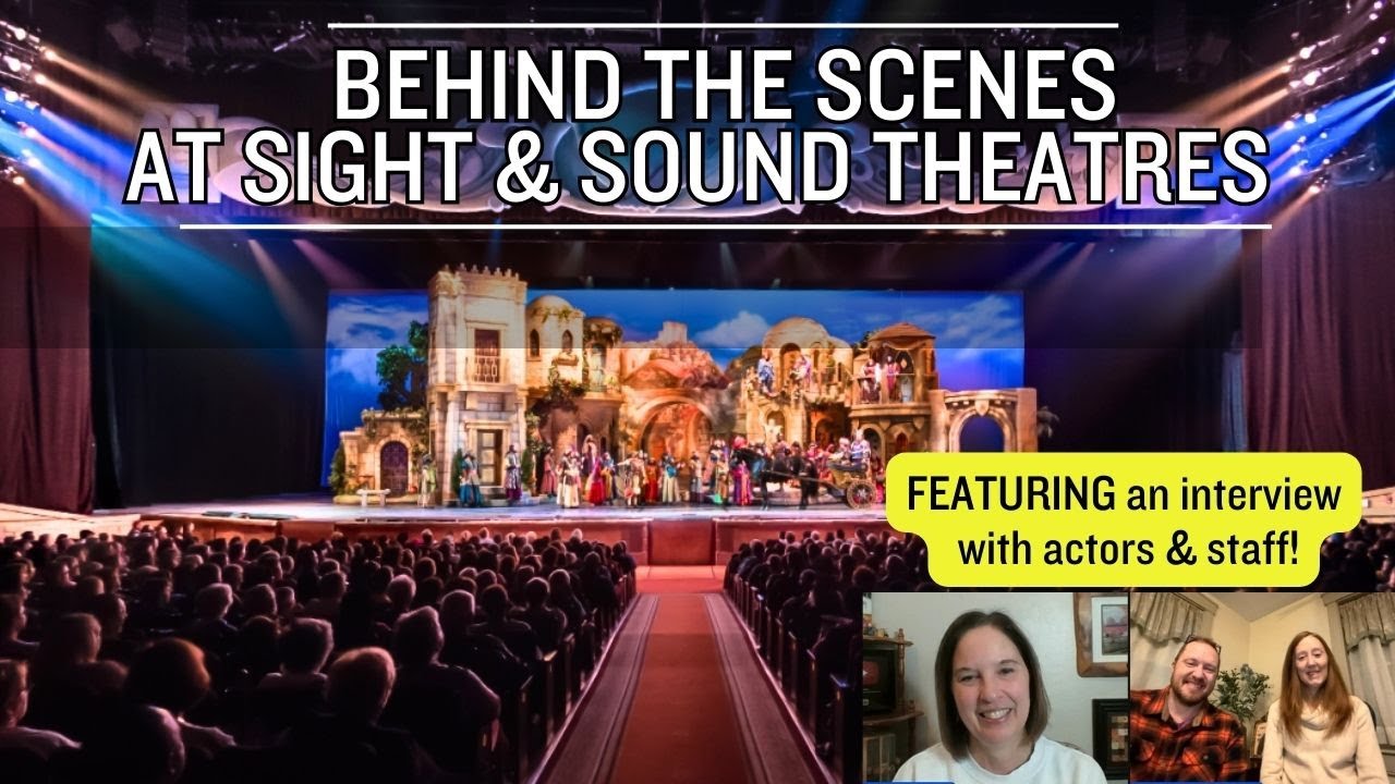 Экскурсия за кулисы и интервью! Театры Sight & Sound в Ланкастере, штат Пенсильвания #lancasterpa...