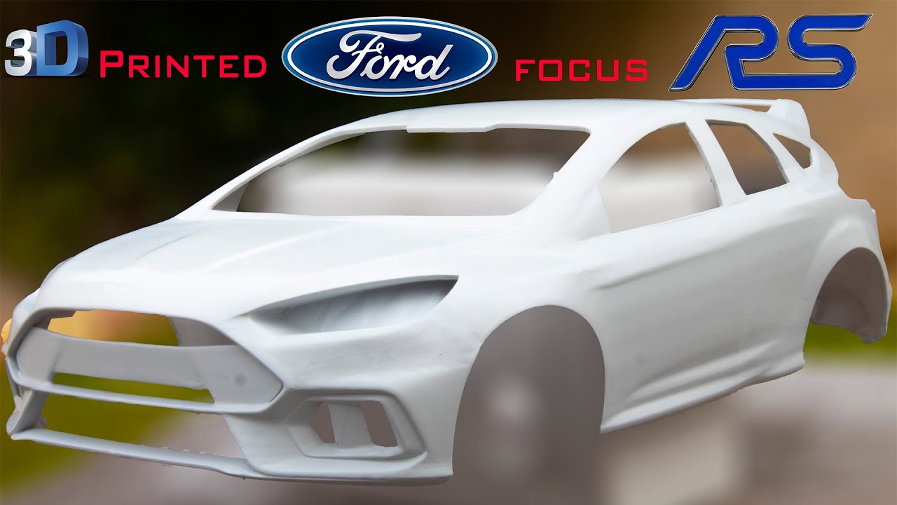 3D-печатная модель Ford Focus RS в масштабе 8, часть 1 / как создать печатную модель в SketchUp /...