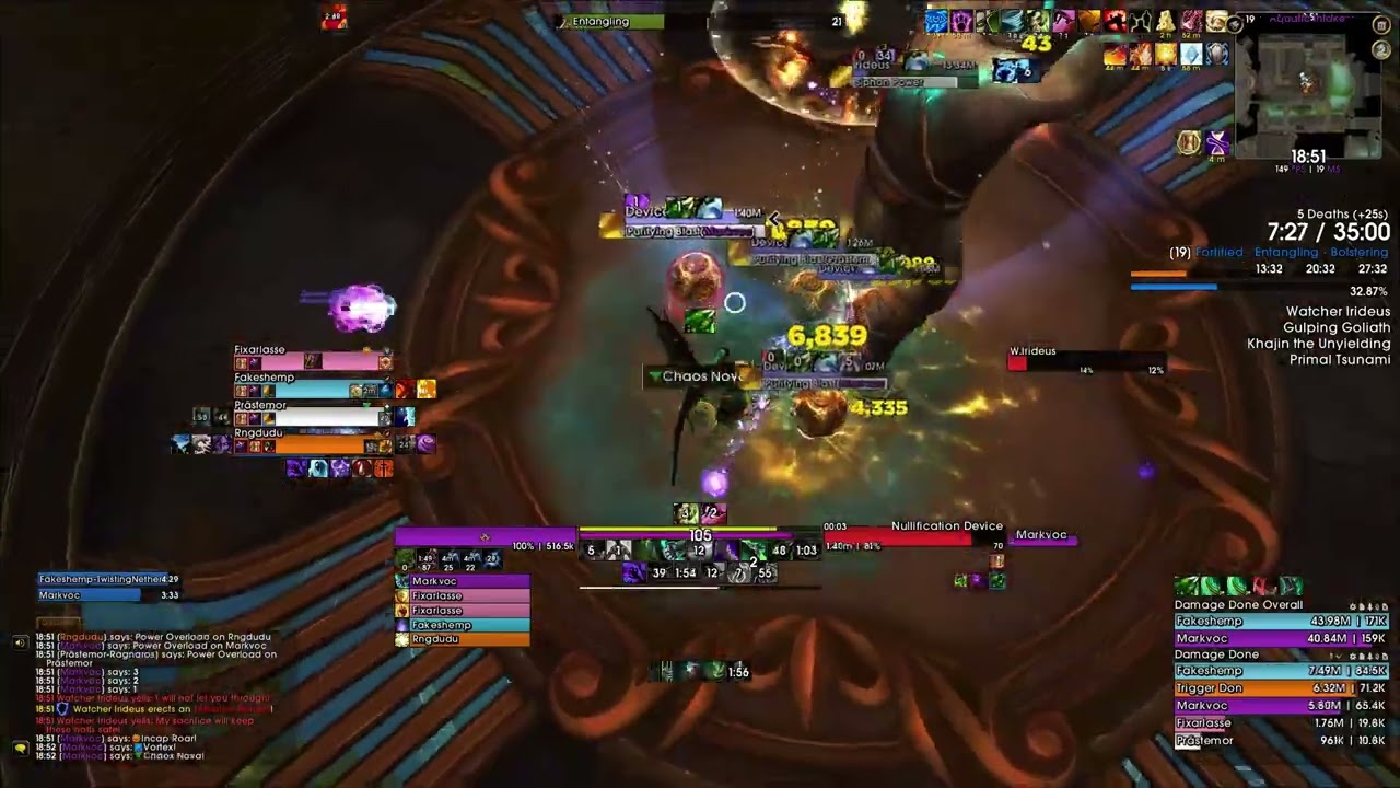 Halls of Infusion +19 | Havoc Demon Hunter | 112k DPS | DF Season 2 | Mythic+