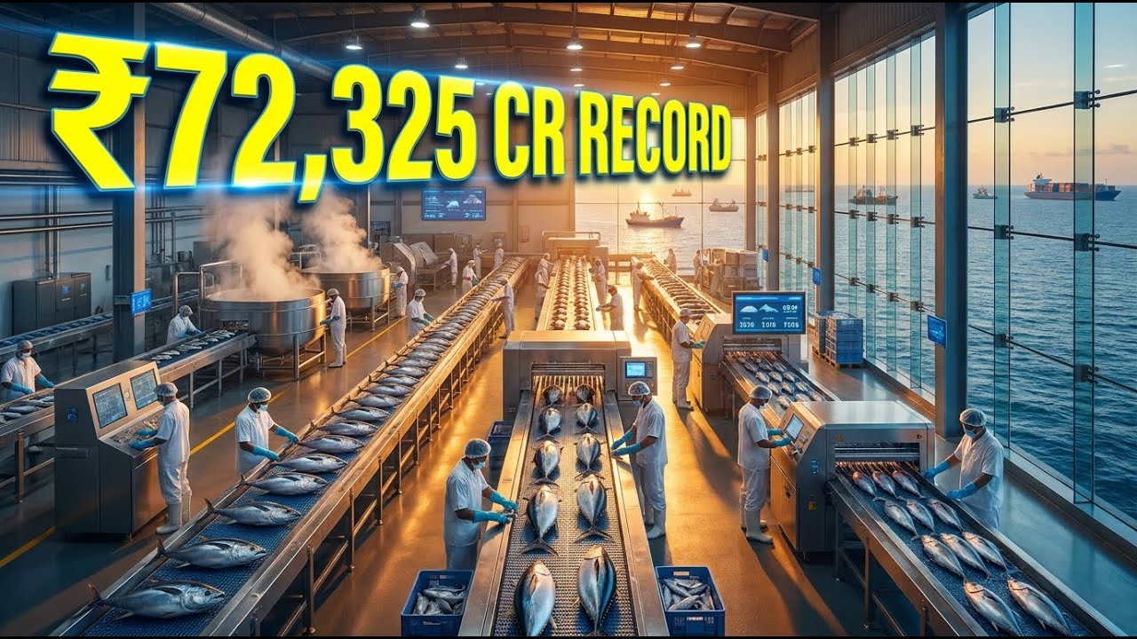 Рекорд экспорта морепродуктов на 72 325 крор рупий &mdash; новый импульс Индии по программе PLI для сти...