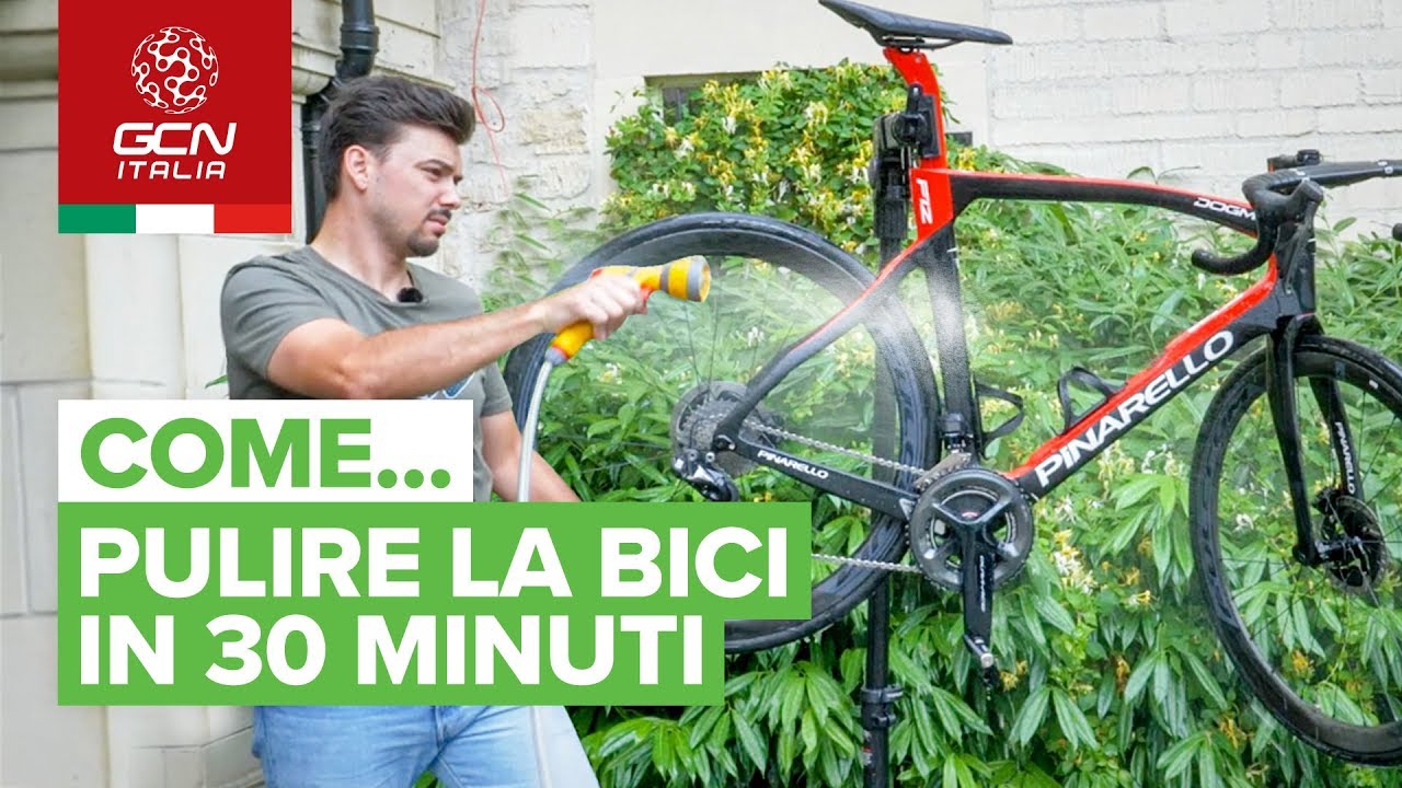 Come pulire la bici in 30 minuti | lavaggio accurato della bici da corsa