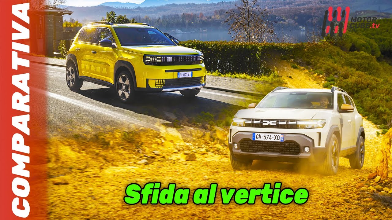 NEW FIAT GRANDE PANDA VS DACIA DUSTER 2025 - SFIDA COMPARATIVA