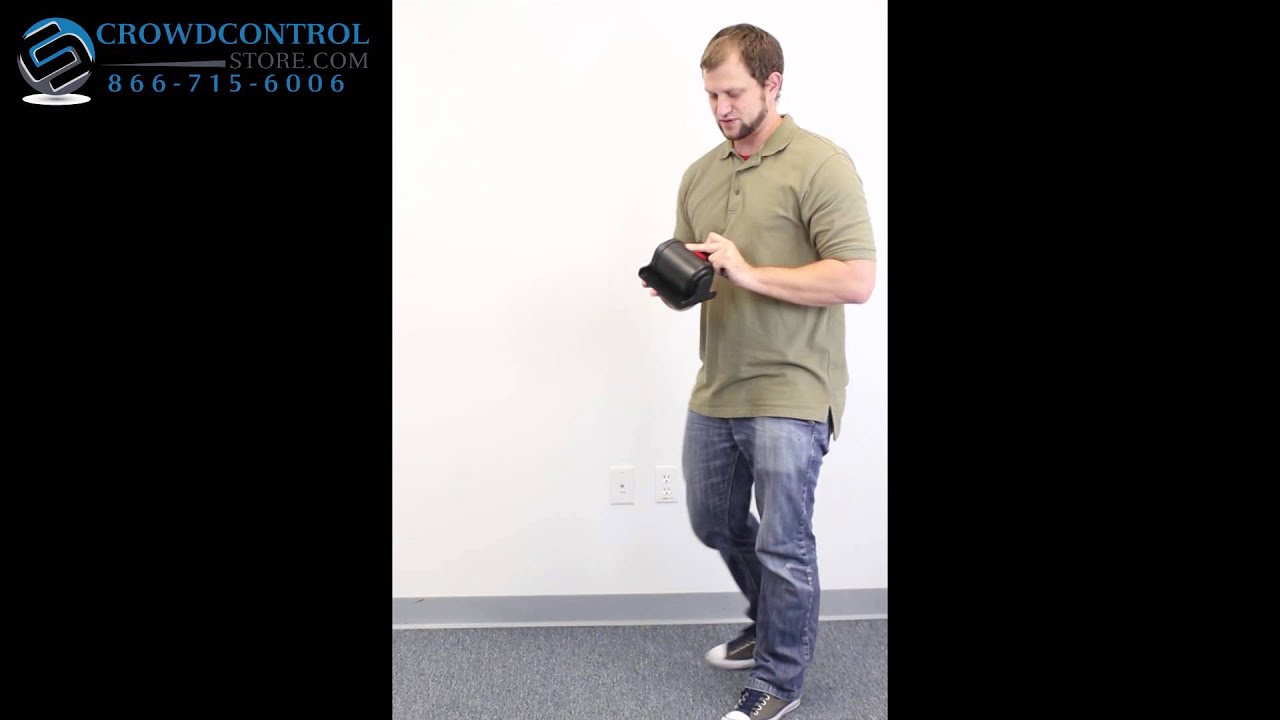 Pivoting Wall Mount Stanchion Belt
