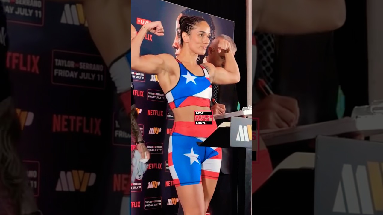 Amanda Serrano MAKES WEIGHT & is JACKED 💪🏽🇵🇷