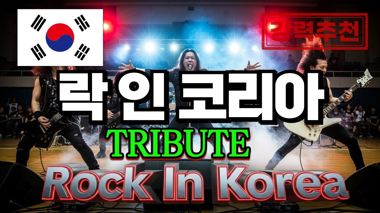 [한국 록의 역사] 🎸 'Rock In Korea' 앨범 트리뷰트 커버/리메이크 플레이리스트 | 전설들이 남긴 시대의 사운드! | [AI COVER TRIBUTE]