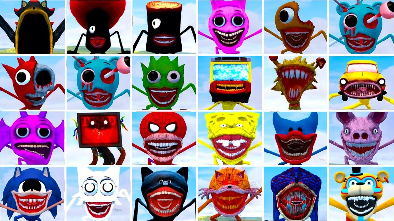 WHICH NEW ALL THE SHIN SONIC TAPES FAMILY AND SEA EATER FAMILY IS THE STRONGEST? In Garry's Mod!