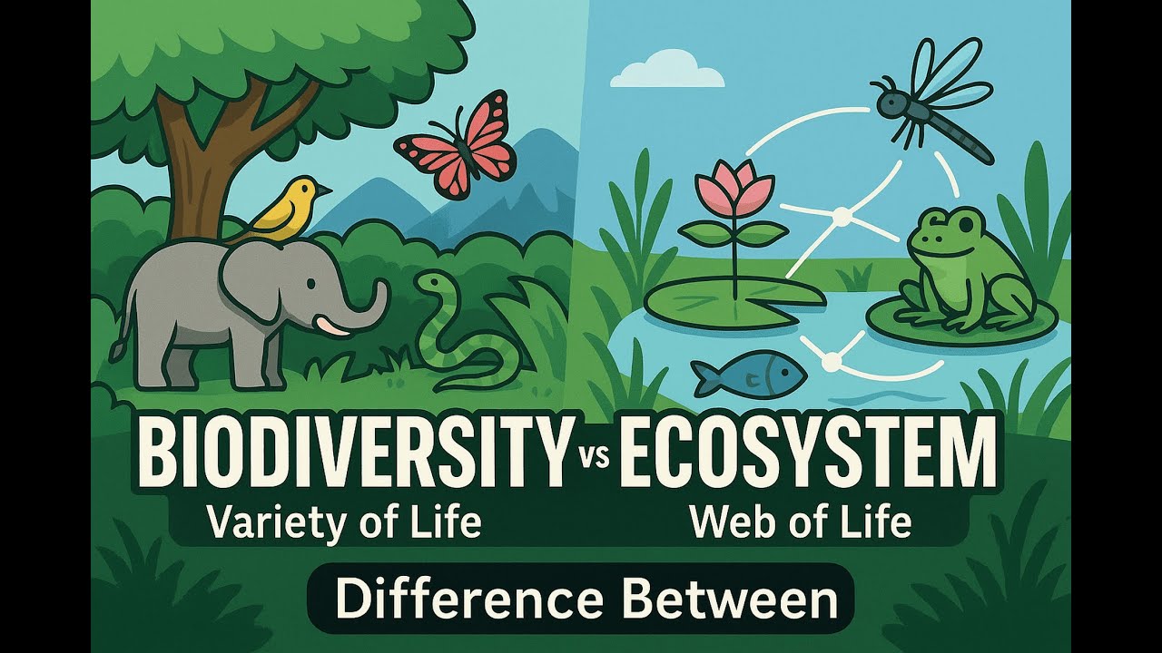 Biodiversity vs Ecosystem