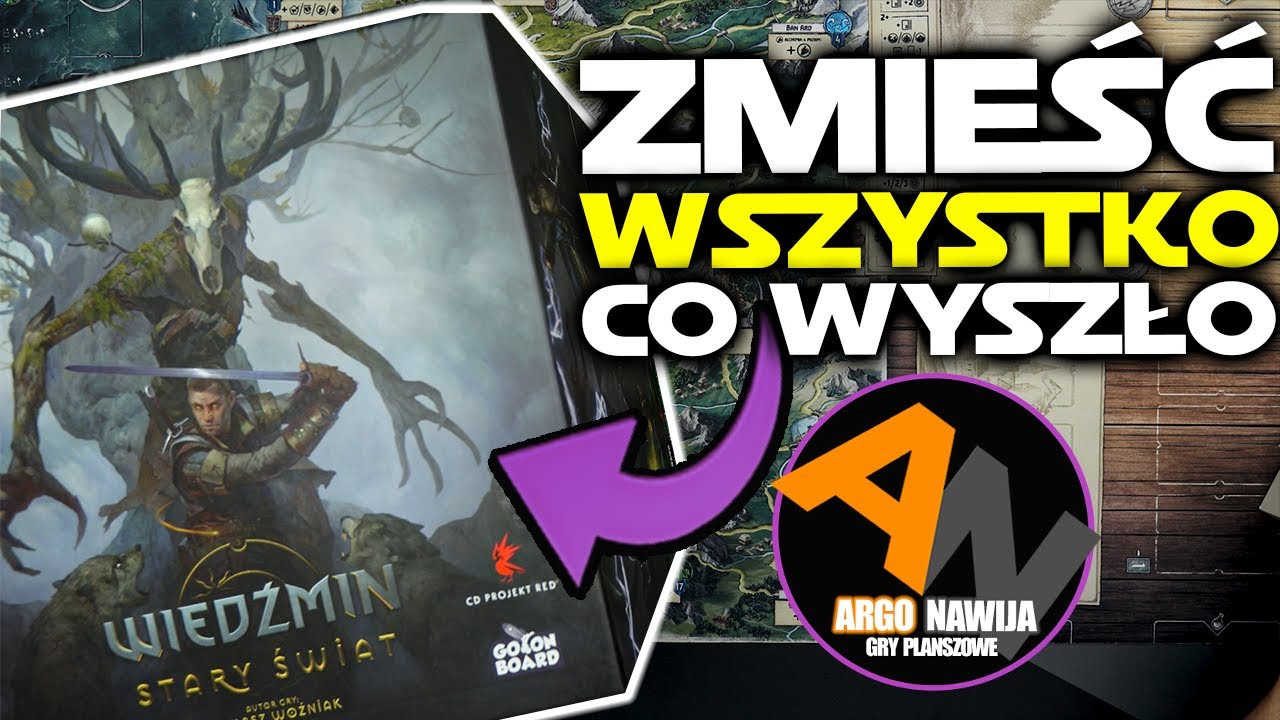 Wiedźmin: Stary Świat - uporządkuj swój BIG BOX | Eredin | Monety | kości | zakoszulkowane karty!