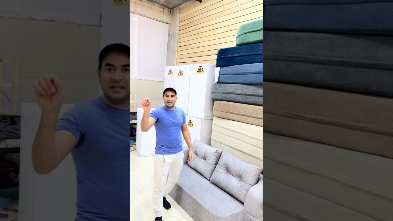 الكنبه السرير السفنج المضغوط ب 5850 ج ضمان 15 سنه 
