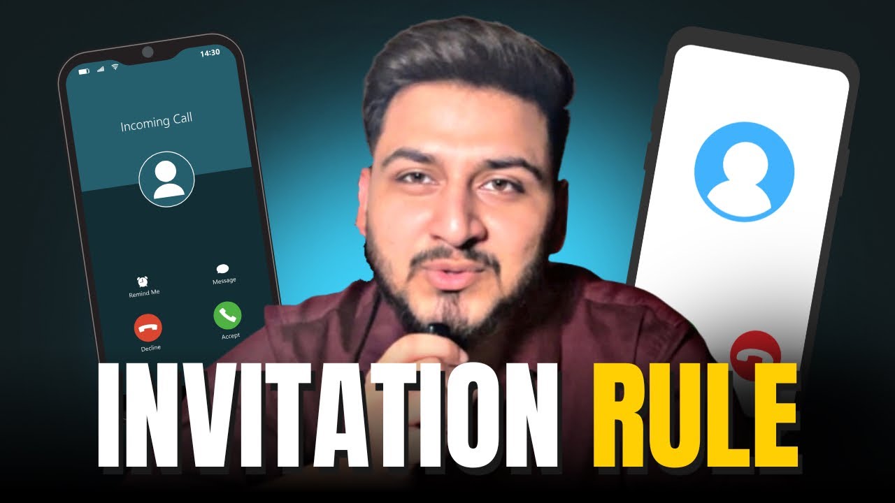 Invitation Rule, Full Script Of Invitation For Webinar.💯