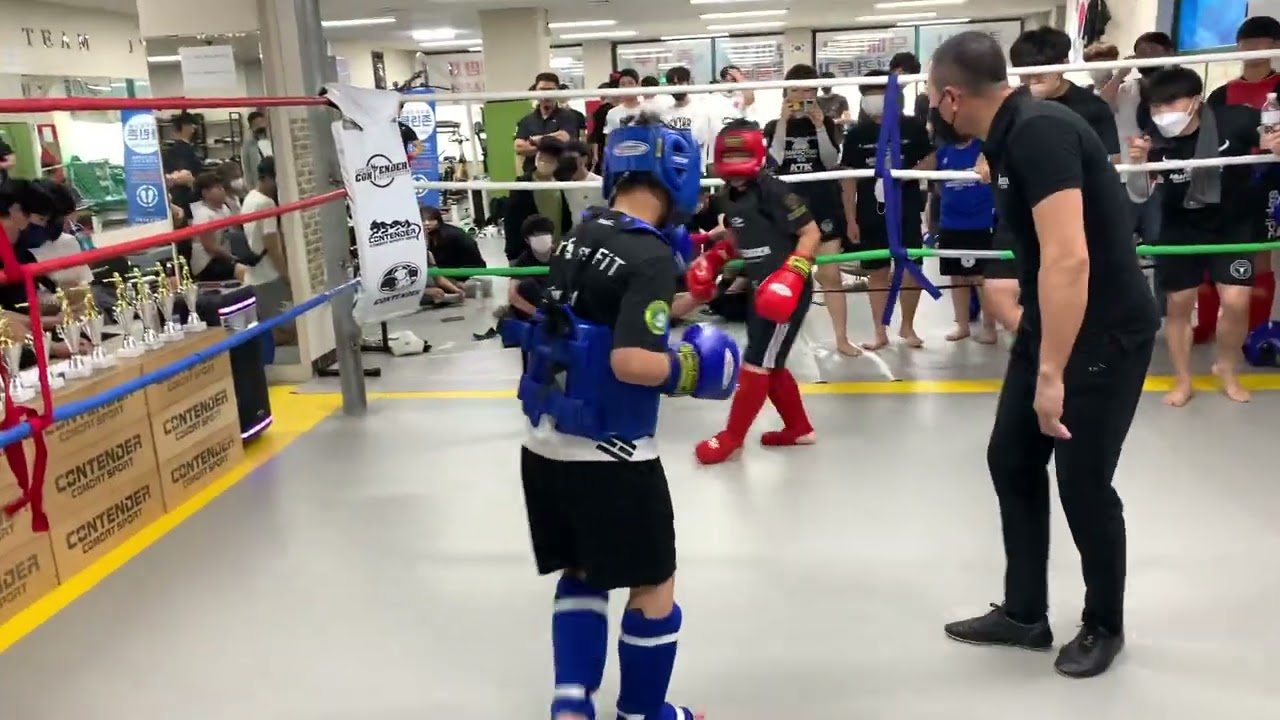 제3회 밀양시킥복싱 생활체육대회 초등부 -47kg 레드 JYW 2라운드 이현