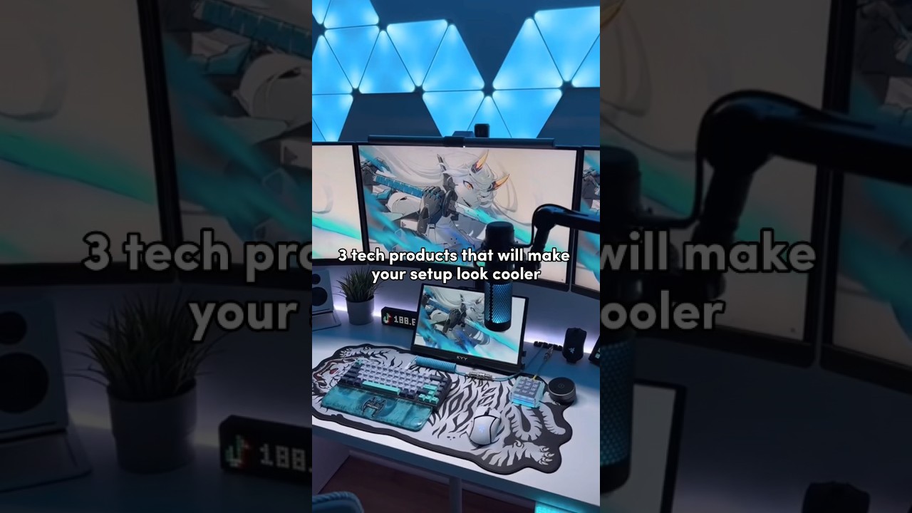 3 Cool Tech Products #gadgets #tech #technology #gamingsetup #setup #ai #pc #future