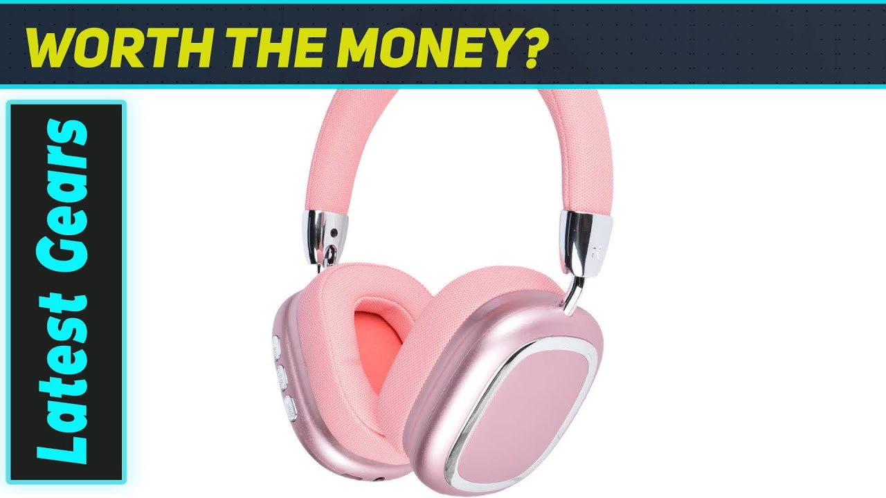 Best Pink Gaming Headset? YUNSHANQING Bluetooth Headphones