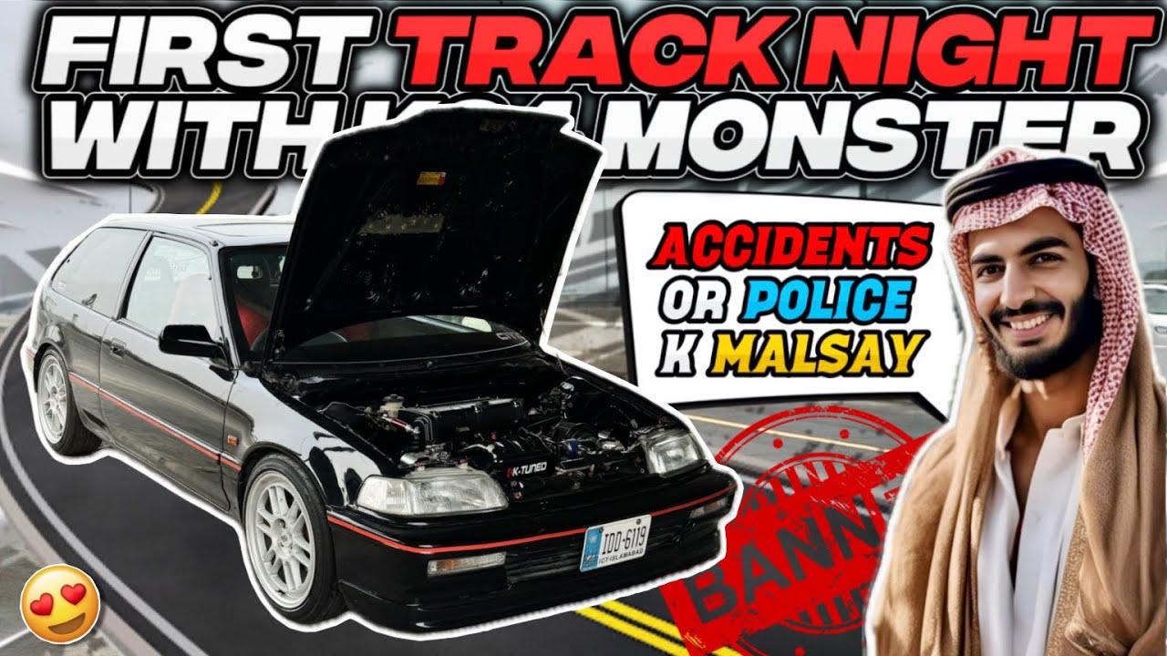 K24 Monster On Track 🔥 Sabko Ten Ten Kar Diya 😍Accident or Police 😢 TEAM-4K