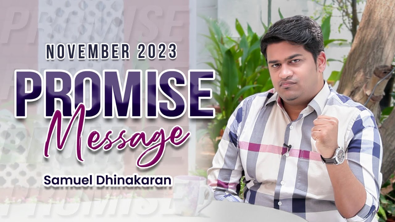 No More Sexual Thoughts | November Monthly Blessing | Samuel Dhinakaran