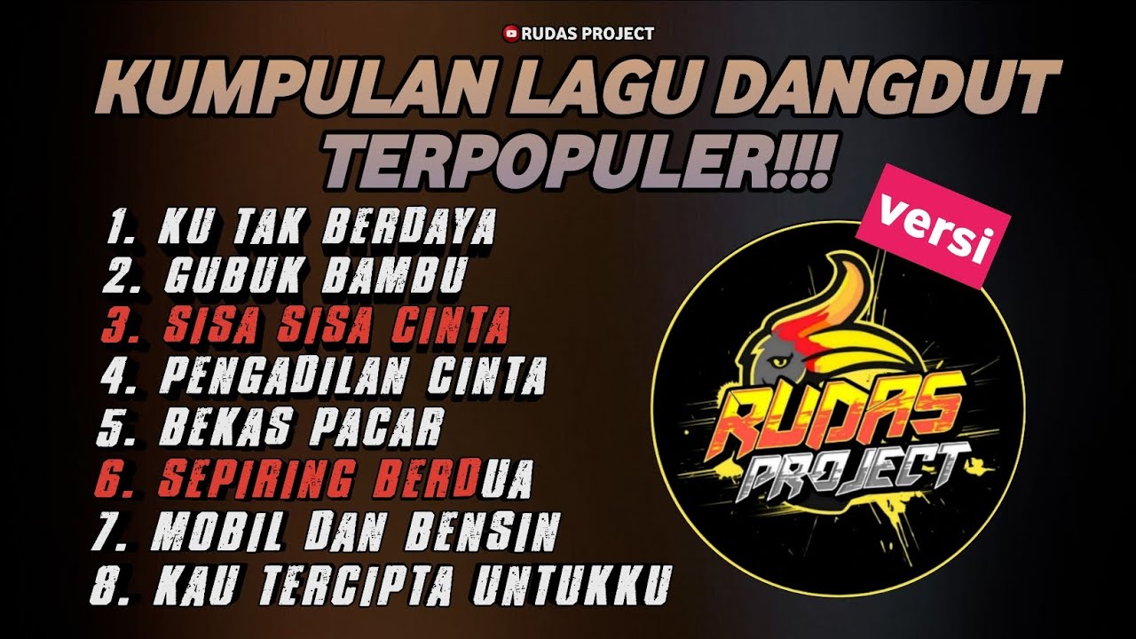 KUMPULAN LAGU DANGDUT TERPOPULER [ versi RUDAS PROJECT ] NONSTOP  DJ REMIX FULLBAND ❗❗❗❗