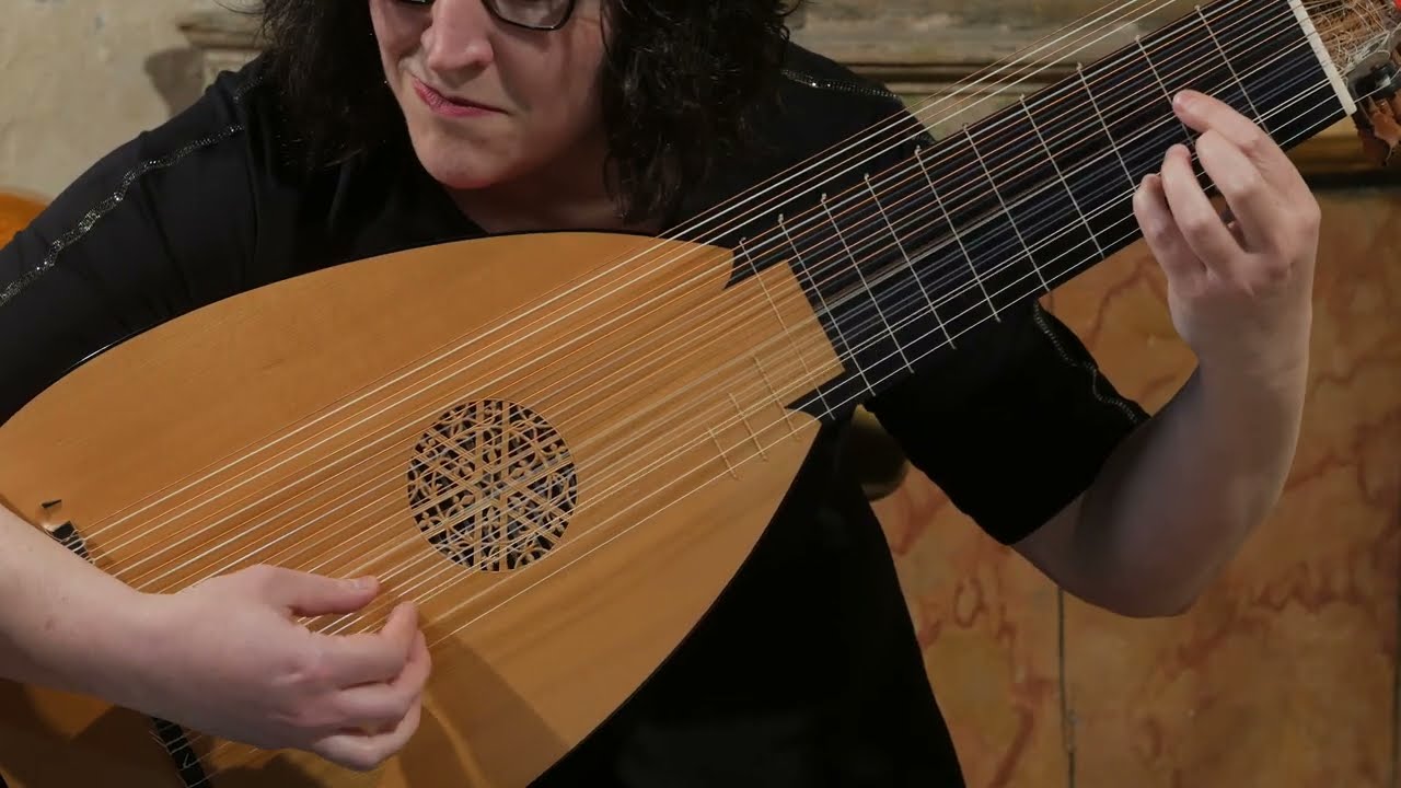 Jan Antonín Losy (c. 1650 – 22 August 1721), Rondeau. Evangelina Mascardi baroque lute/liuto barocco