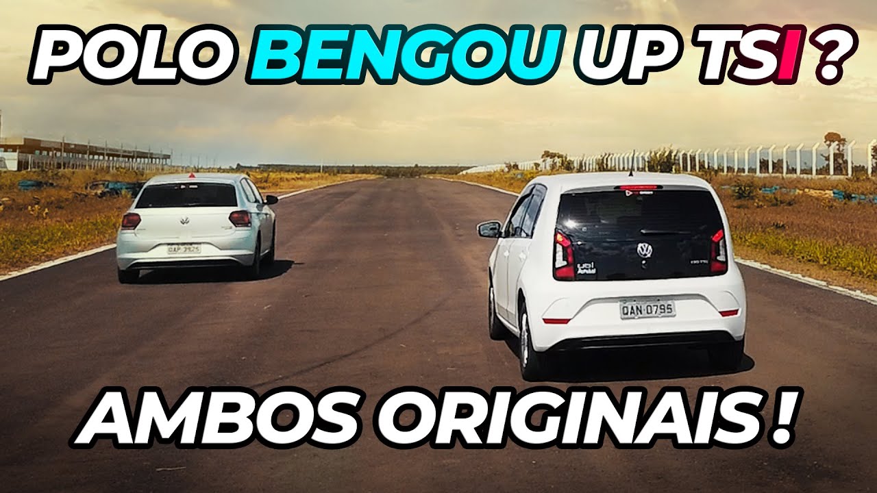Arrancada UP TSI vs POLO TSI ! QUAL ANDA MAIS ?