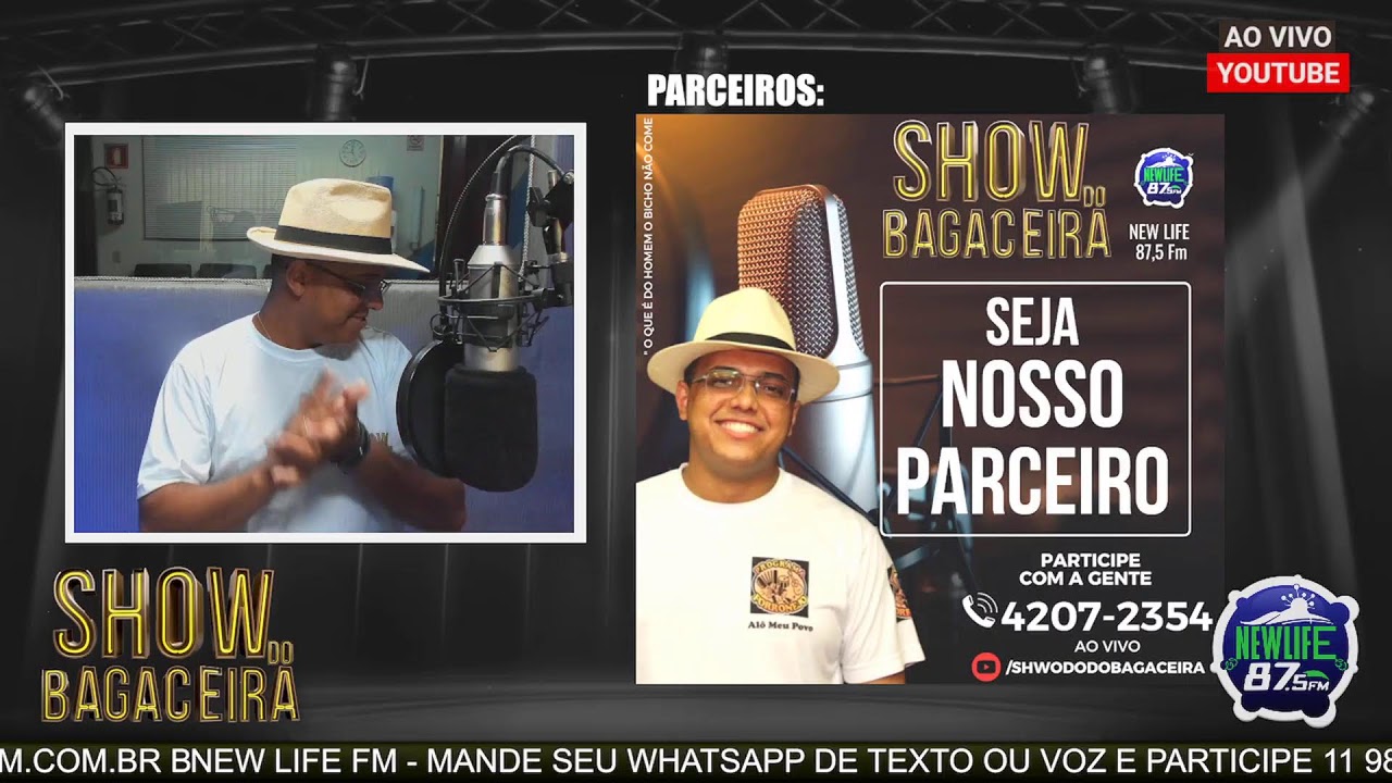 🔝 PROGRAMA SHOW DO BAGACEIRA NO R&Aacute;DIO