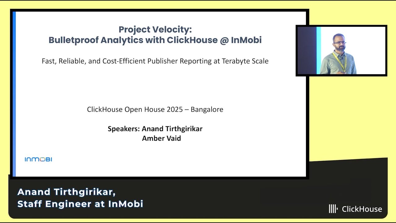 Project Velocity: надежная аналитика с ClickHouse в InMobi