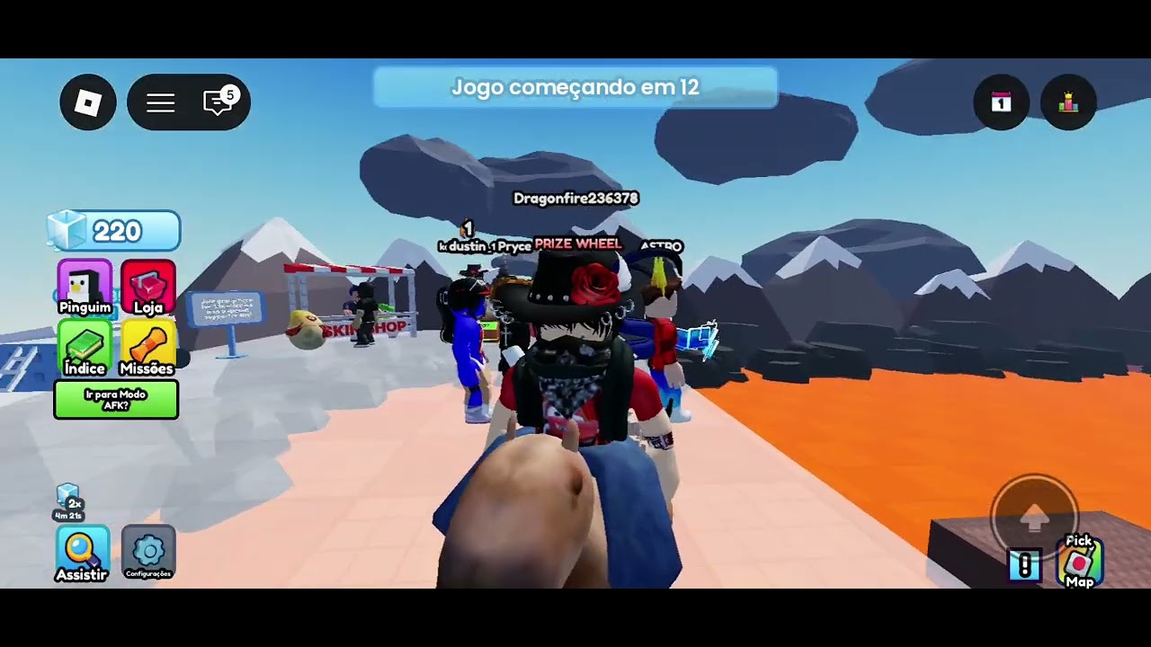 Esse jogo ta muito famoso - Knockout (Roblox) 