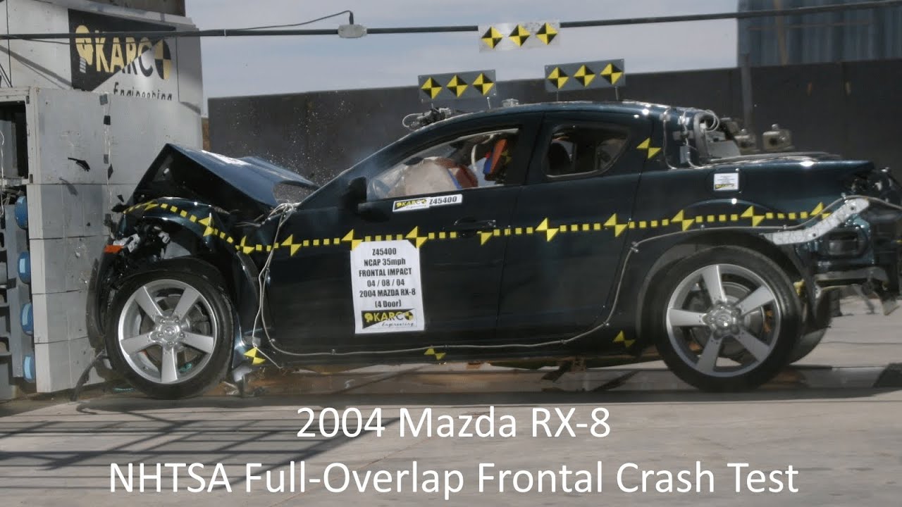 2004-2011 Mazda RX-8 NHTSA Full-Overlap Frontal Crash Test