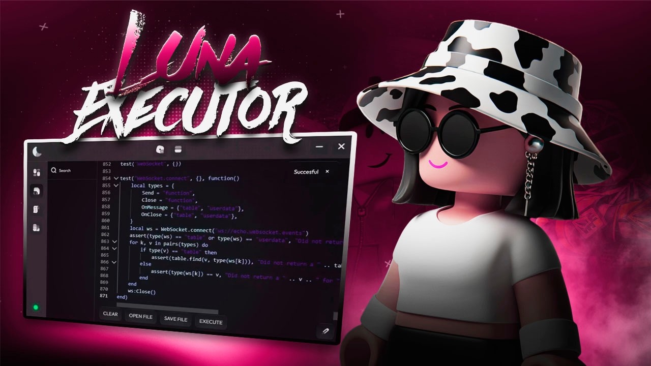 Roblox Executor LUNA | Free OP Exploit Web Working PC [100% UNC]