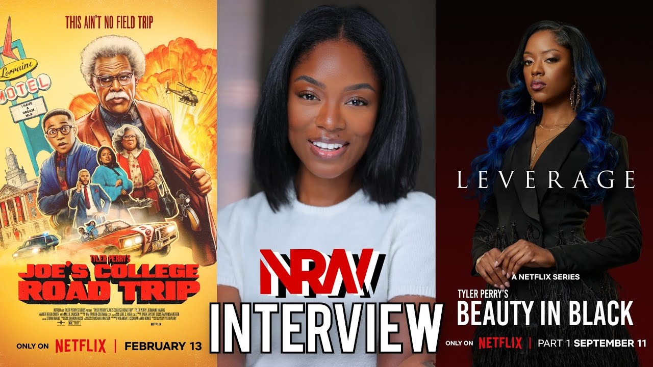 TYLER PERRY'S JOE'S COLLEGE ROAD TRIP & BEAUTY IN BLACK's Actor, Amber Reign! A NRW Interview!