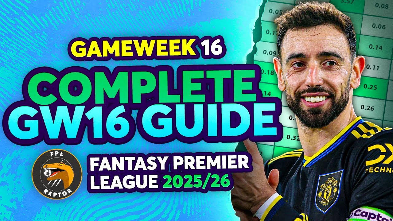 FPL GW16 COMPLETE GUIDE 🚨 | FODEN, BRUNO, THIAGO & MORE 🗣️ | Fantasy Premier League Tips 2025/26