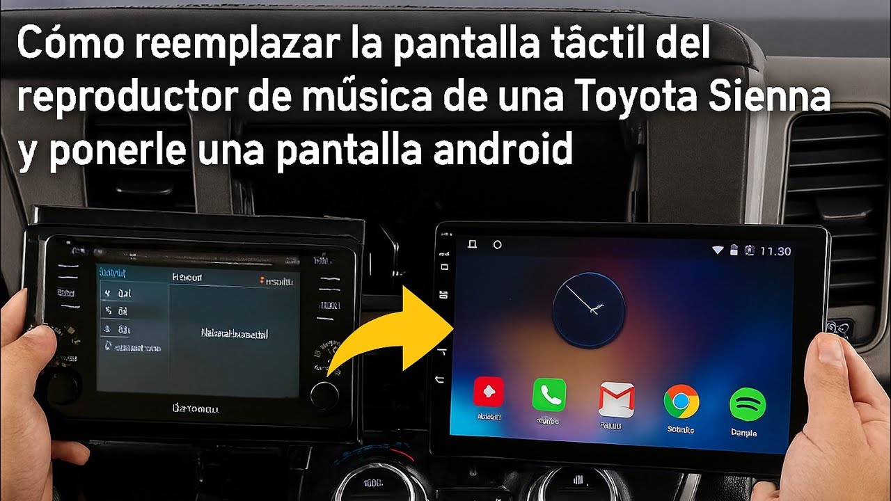 ¿Cómo cambié el estéreo de mi Toyota Sienna fácil y rápido?