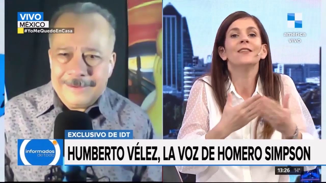 Humberto Vélez, la voz de Homero Simpson (09/07/20)