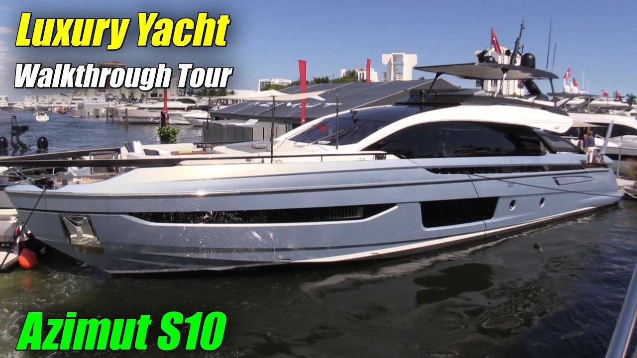 Amazing Yacht Design !!! Azimut S10 - What Not To Miss At #FLIBS2022 #SeaYouAtFLIBS