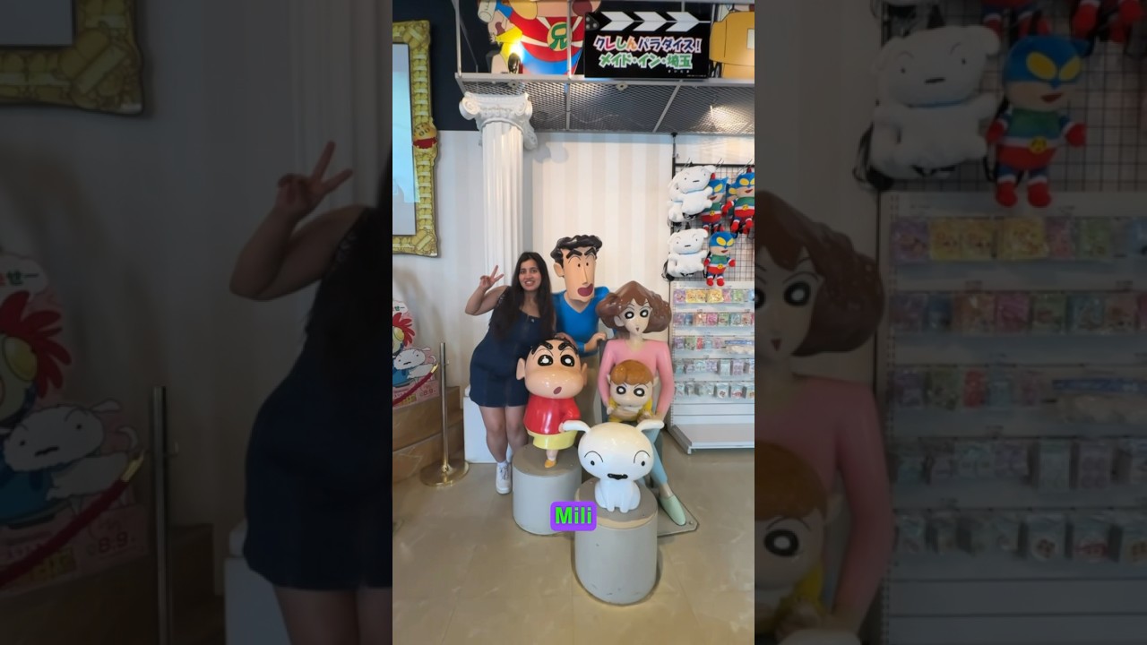 Shinchan&rsquo;s birthplace in real life 🇯🇵 #kasukabe #japanvlog #tokyo #minivlog