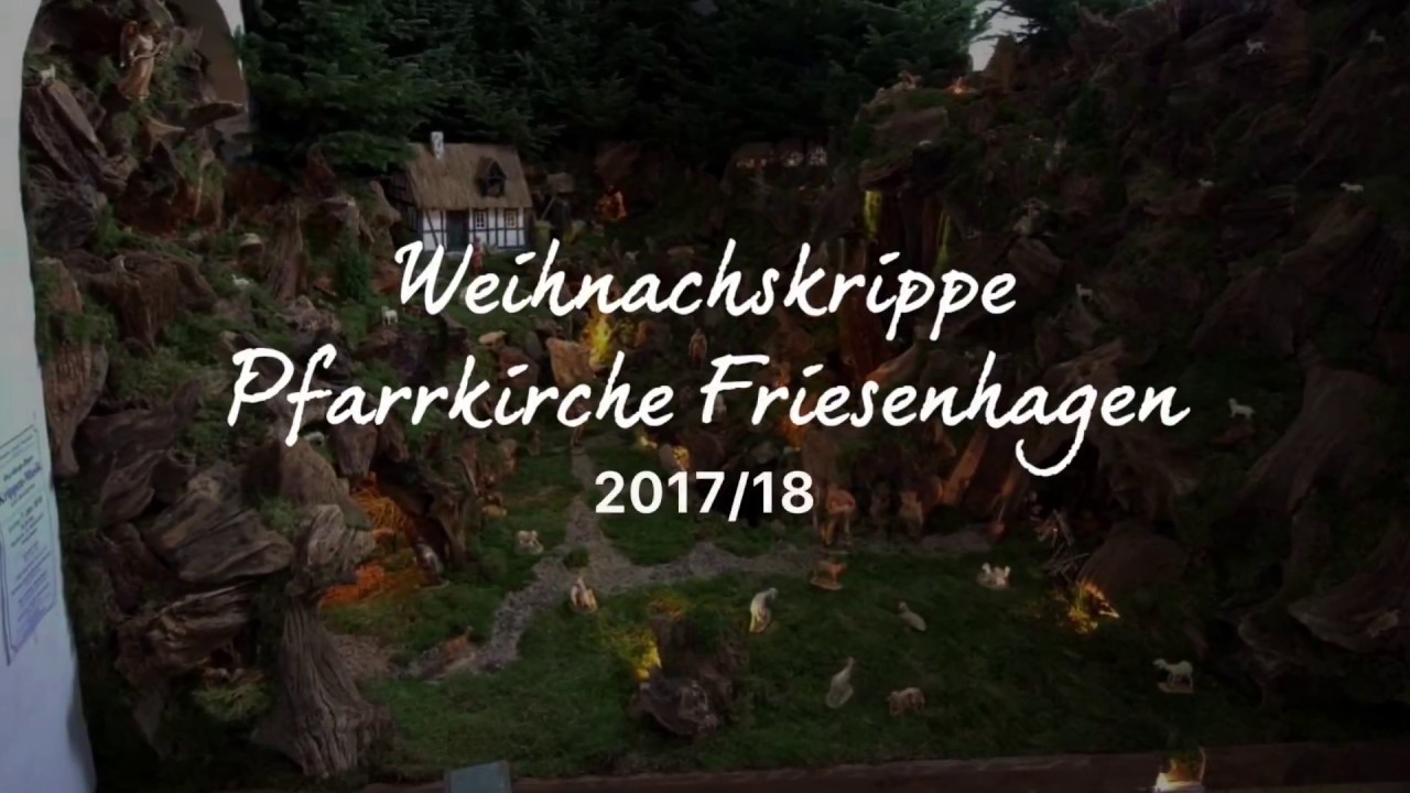 Weihnachtskrippe Pfarrkirche Friesenhagen 2017/18