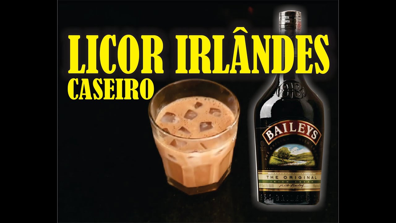 LICOR IRLÂNDES CASEIRO - BAILEYS