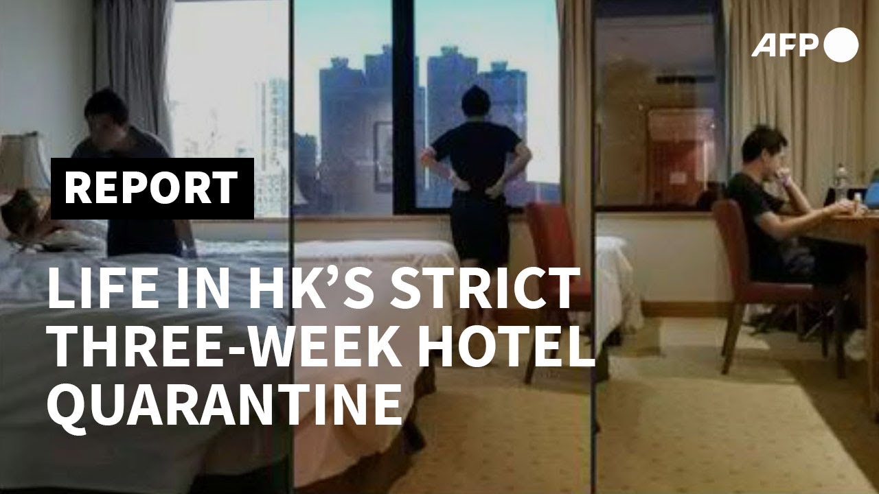 Fighting cabin fever during Hong Kong's three-week quarantine | AFP
