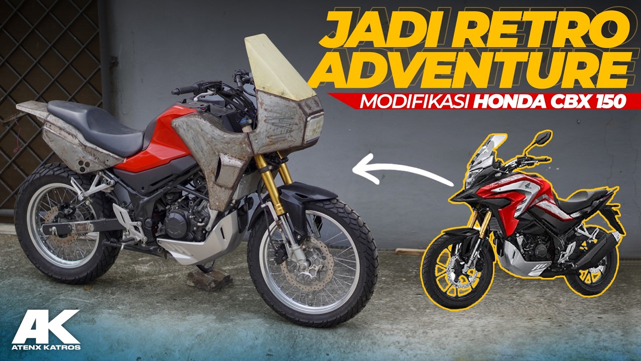 Custom Honda CB 150 X Jadi Adventure Retro #AtenxKatros
