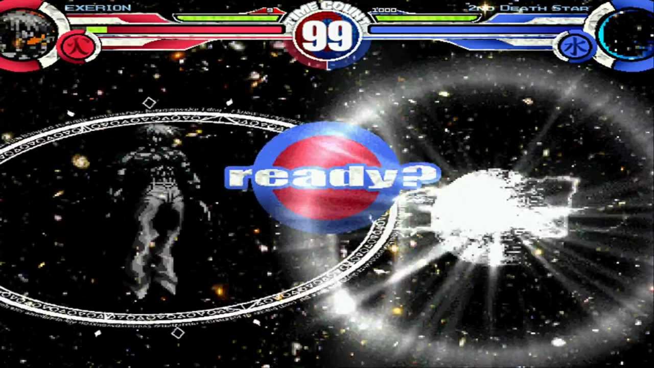 EXERION vs 2nd Death Star (Overpowered Version) MUGEN Battle!!!