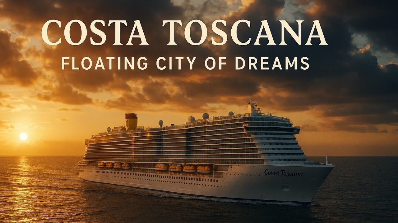 “Inside Costa Toscana – The $950 Million Floating Italian City | Cruise Documentary”