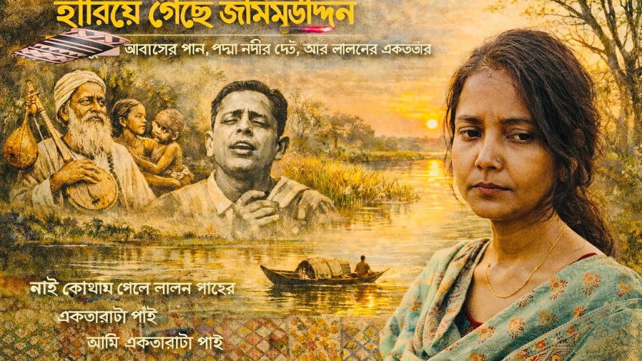 হারিয়ে গেছে জসীমউদ্দিন | কোথায় গেলে লালন শাহের একতারা | কণ্ঠে হাসিনা খাতুন