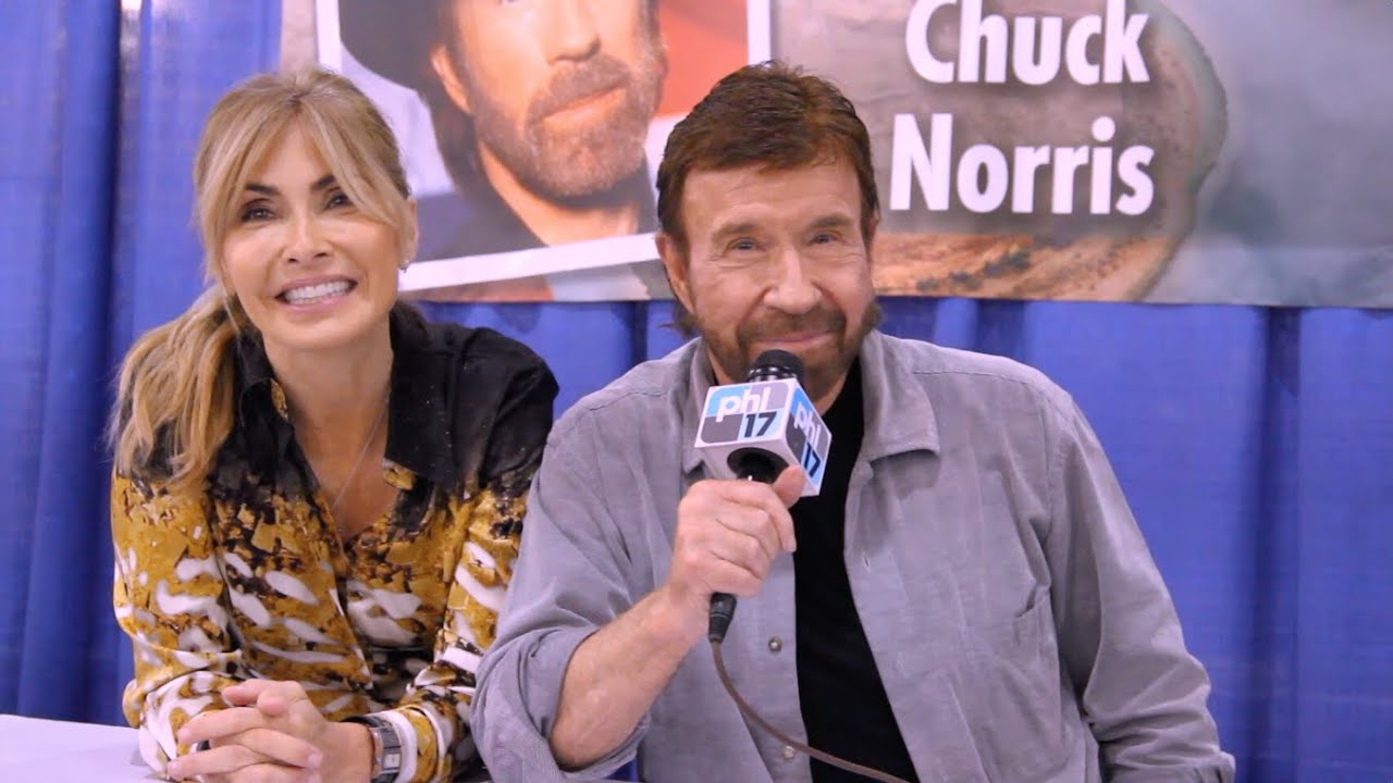 Chuck Norris and his wife Gena O'Kelley