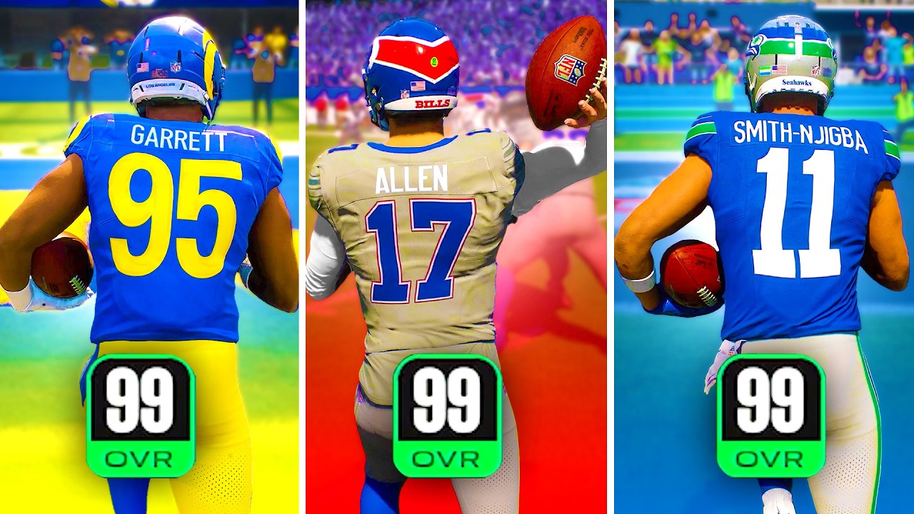 Забиваю тачдаун каждым игроком с рейтингом 99 в Madden 27!
